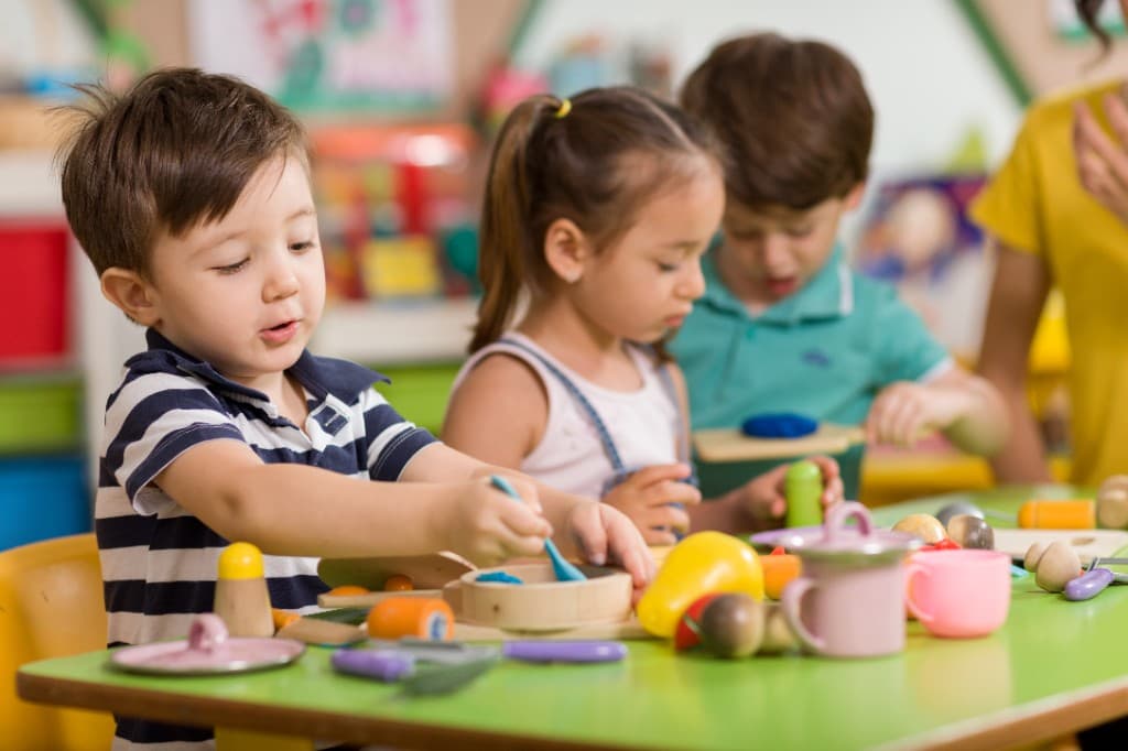 Children playing and learning at Europa Family Child Care